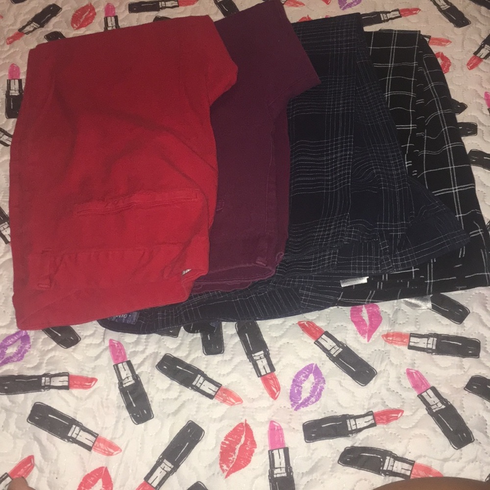 4 Old navy size 16 Slacks pants pixie mid rise